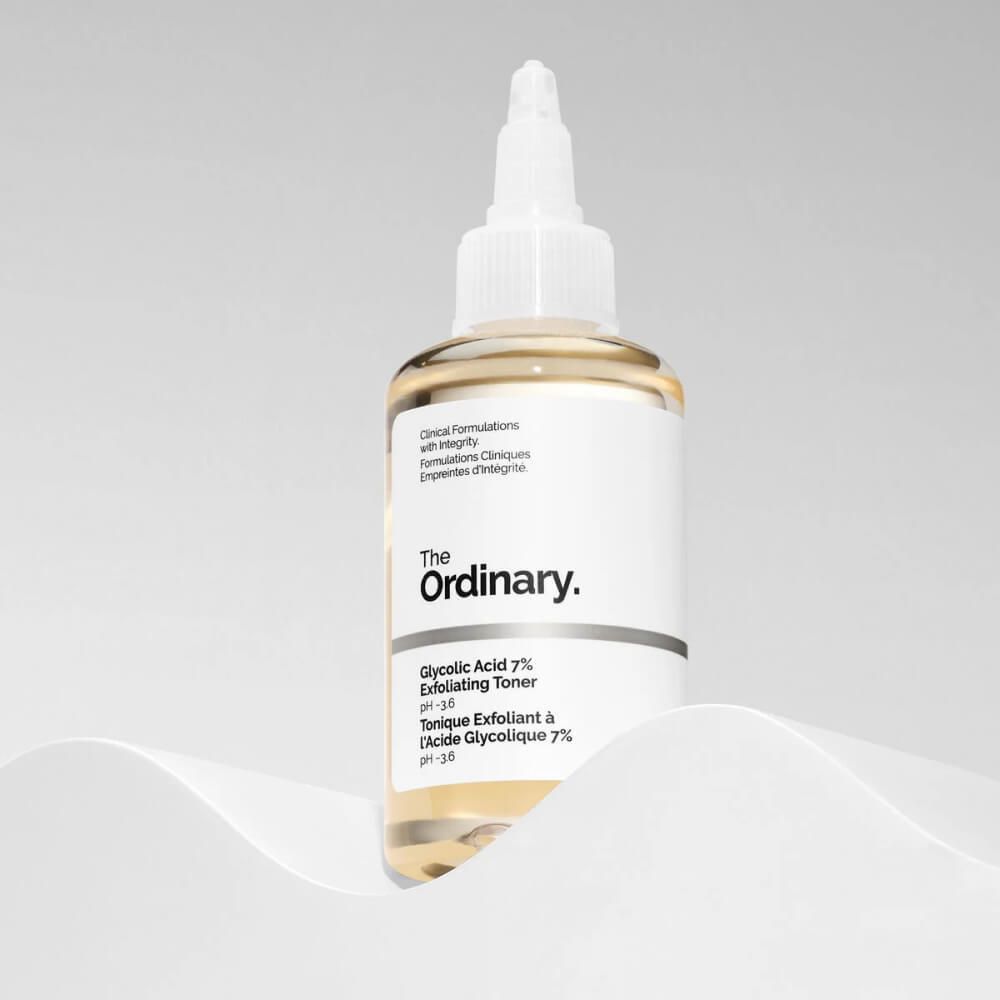 Веганский пилинг-тоник с 7% гликолевой кислоты The Ordinary Glycolic Acid 7% Exfoliating Toner 240мл