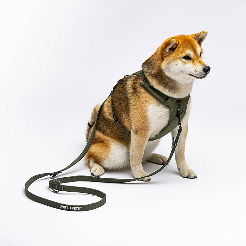 Шлейка United Pets для собак Citylife Y-образная, хаки