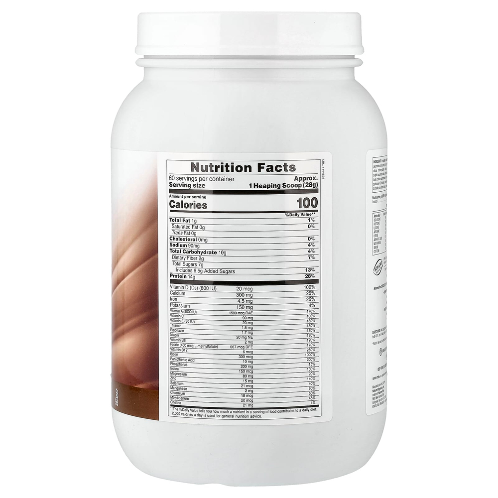 NaturesPlus, Spiru-Tein®, протеиновый порошок, со вкусом шоколада, 1680 г (3,7 фунта)