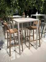 Стул пластиковый барный Nardi Cassia Stool, капучино