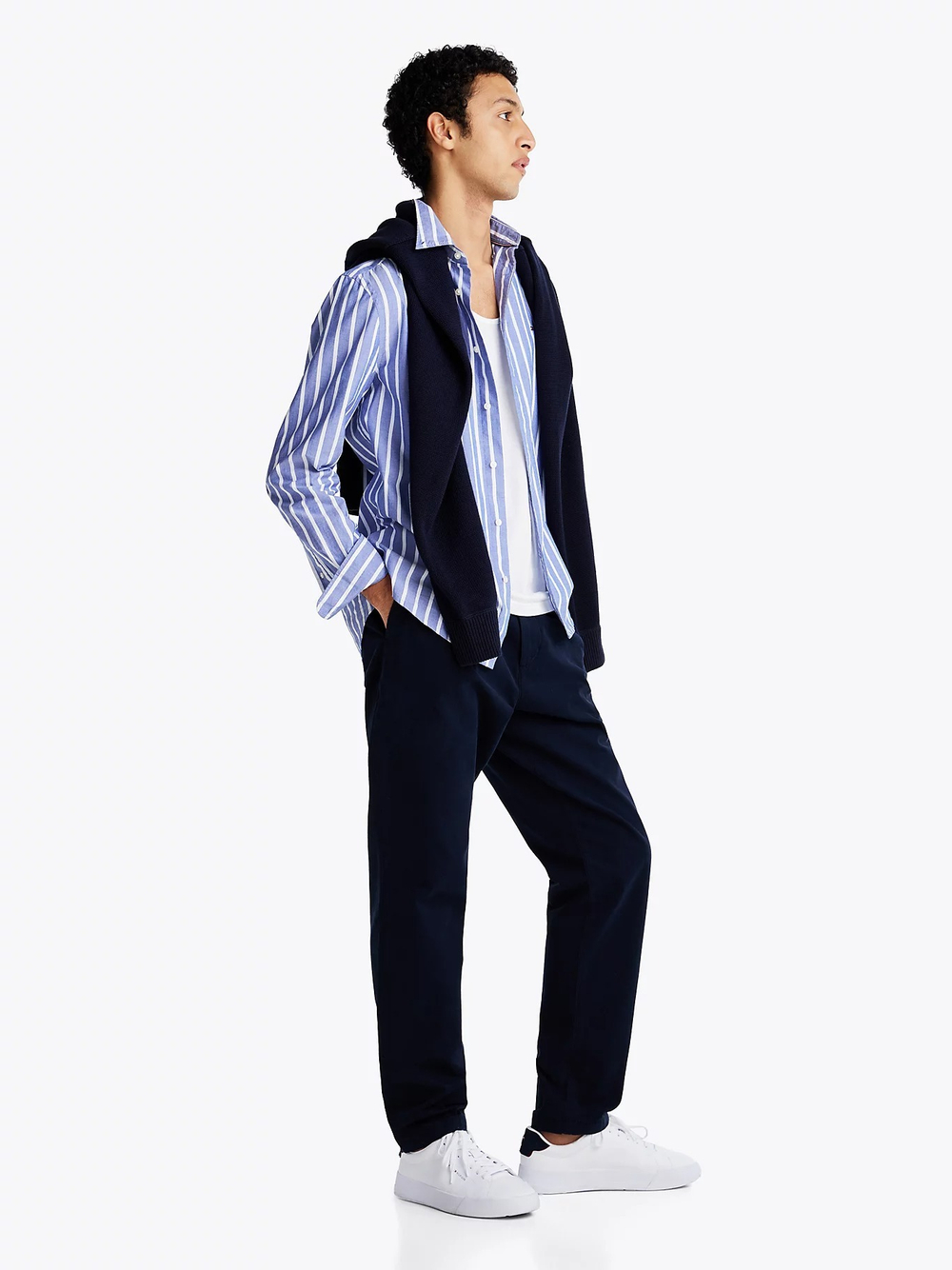 Чиносы мужские TOMMY HILFIGER HARLEM 1 PLT FINE ST