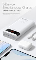 Power Bank внешний аккумулятор повербанк 30000 мАч 22.5W PD 20W ROMOSS.