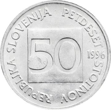 50 стотинов 1996 Словения. Медоносная пчела