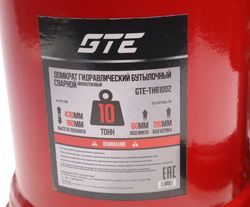 GTE (GTE-TH81002) Домкрат бутылочный 10т 180-430мм 2-х штоковый