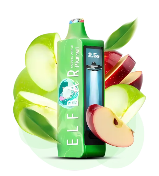 Elf Bar Planet 25000 - Double Apple (5% nic)