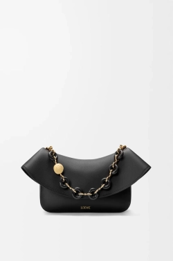 Loewe Средняя сумка Ola из гладкой телячьей кожи, черный