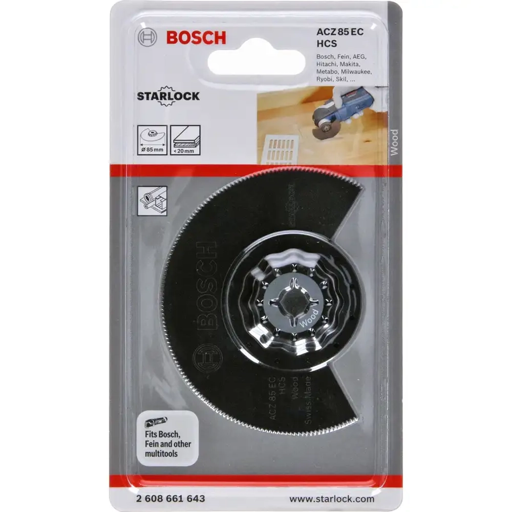 Сегментированный пильный диск HCS ACZ 85 EC Wood BOSCH 2608661643