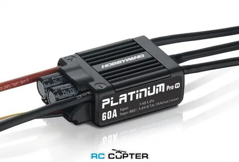ESC регулятор мотора Hobbywing Platinum V4 60A 3-6S с BEC