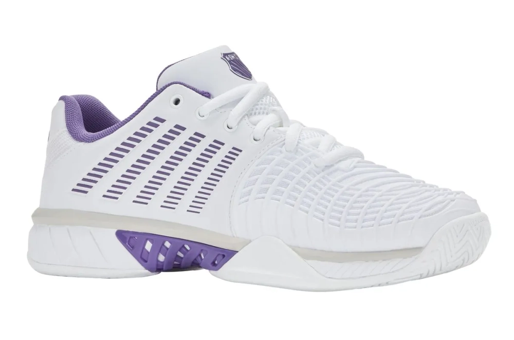 Женские теннисные кроссовки K-Swiss Express Light 3 - white/purple haze/lunar rock