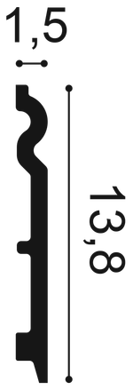 Плинтус гибкий SX138F