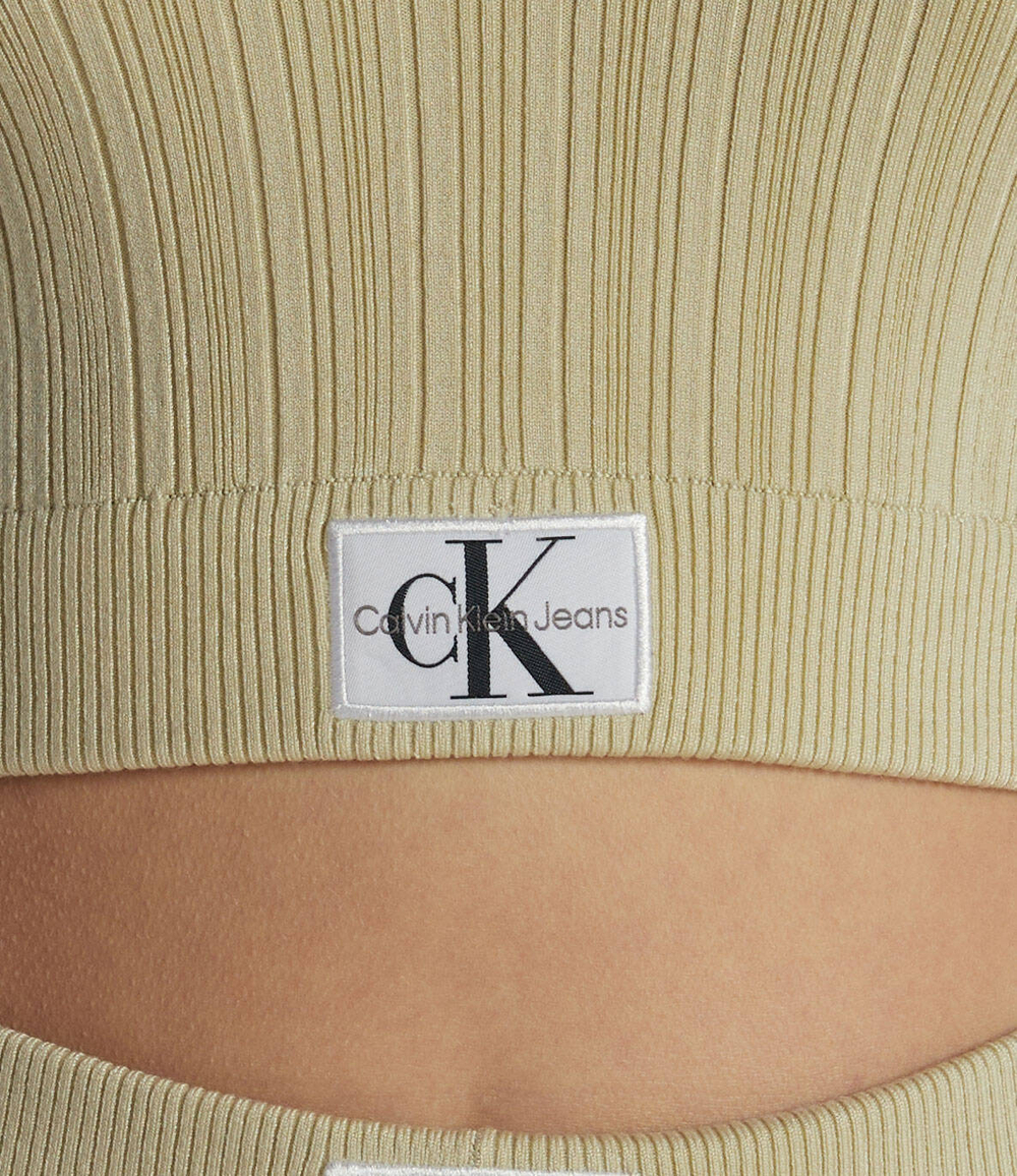 Топ CALVIN KLEIN JEANS - оливковый(J20J223152)