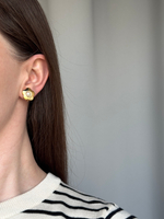 Клипсы Цветы с «жемчугом» Givenchy