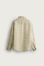 РУБАШКА RELAXED FIT В КЛЕТКУ ИЗ 100% ЛЬНА — ZARA