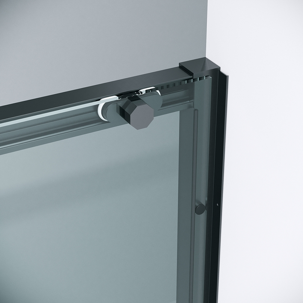 Душевой уголок Grossman Style 110х80 120.K33.05.1180.21.00 профиль Черный матовый стекло прозрачное