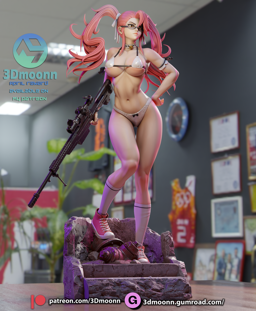 Сая Такаги Школа мертвецов Highschool of the Dead - Saya Takagi hotd Фигурка