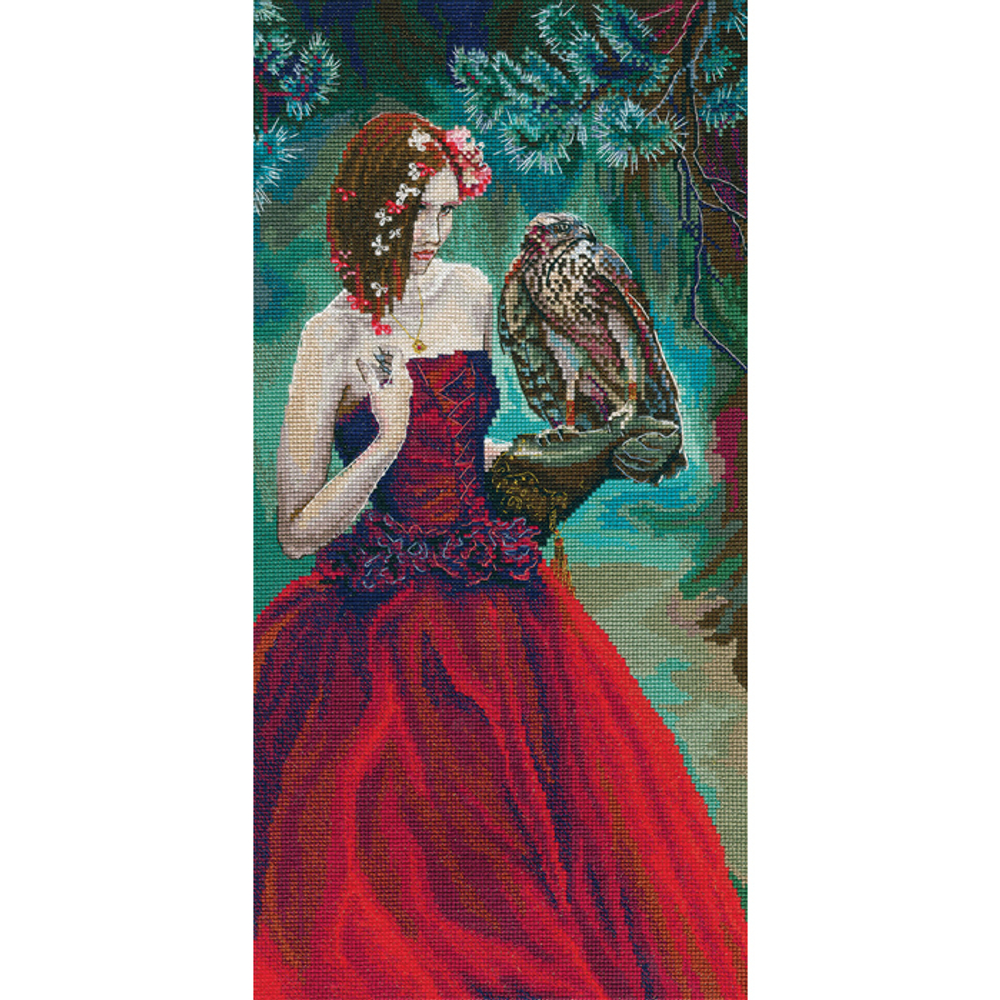 Коллекция:	Женский образ / Птицы¶Название по-английски:	Girl with hawk¶Название по-русски:	Девушка с