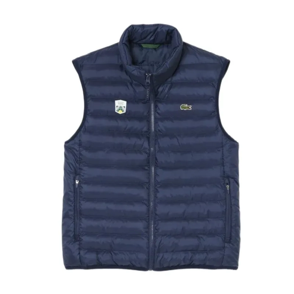 Мужская теннисная жилетка Lacoste Tennis Rolex - navy blue