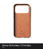 Чехол-кошелёк Mujjo Wallet Leather Case для iPhone 18 Pro Max / 17 Pro Max Tan