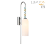 8271/1W NEOCLASSI LN26 153 хром/голубой/желтый/белый, металл/стекло Бра Е14 1*40W 220V TRACY