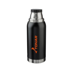 Термос TONAR (HS.TM-039C) 1000ML черный (2 крышки-кружки, чехол)
