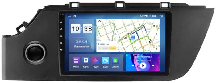 Магнитола для KIA Rio 4, Rio X-line 2020-2022, Solaris KRS/KRX 2024+ - Parafar PF121LUX1UHD на Android 13, Быстрая, QLED, CarPlay, 4G SIM-слот