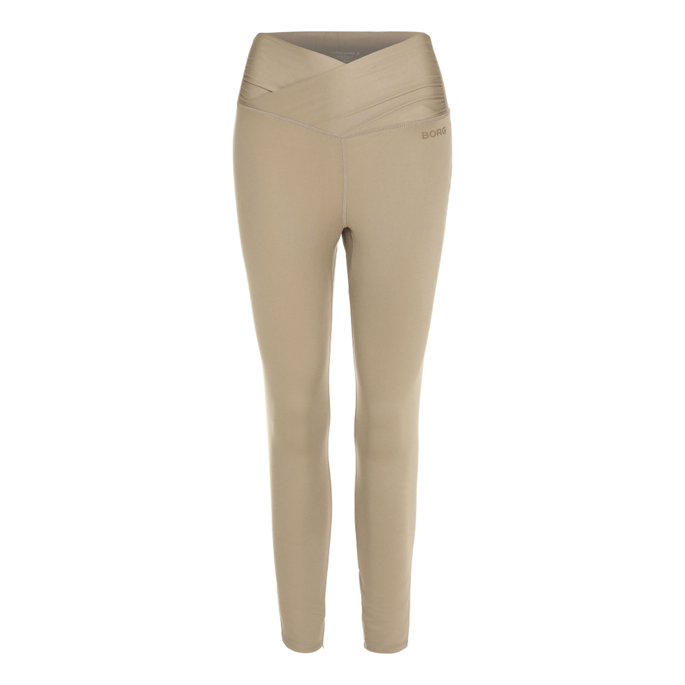 Женские теннисные брюки Björn Borg Borg Cross Tight Women - Beige