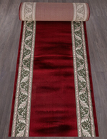 Кремлевская ковровая дорожка D040 - RED-GREEN - коллекция COLIZEY