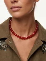 Колье Карамель / Cornelian caramel
