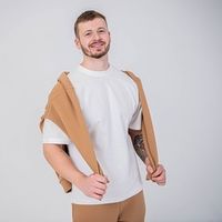 Футболка оверсайз "Молоко" унисекс