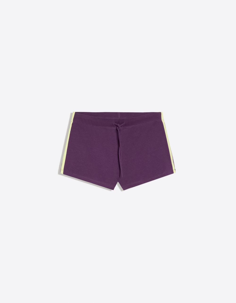 Женские мини-шорты с лампасами - BERSHKA