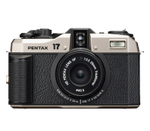 Компактный фотоаппарат Pentax 17, темное серебро