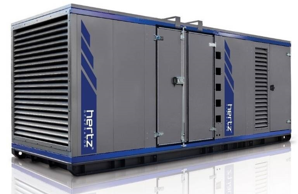 Дизельный генератор Hertz HG 825 BC в кожухе с АВР