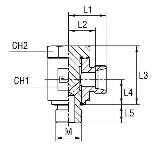 Соединение JE DS25 33х2 (корпус)
