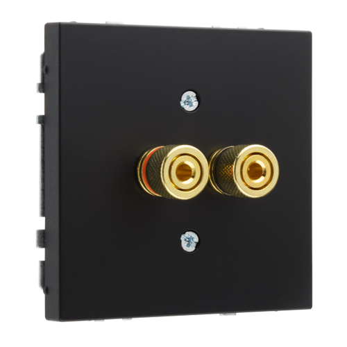 Розетка аудио LAVERO SUPERIOR 1033601092 чёрная матовая
