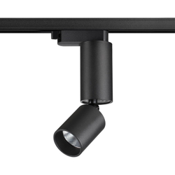 359319 PORT NT24 280 черный Светильник трековый однофазный трехжильный IP20 LED 5W 85-265V 3000K 600Лм TUBO