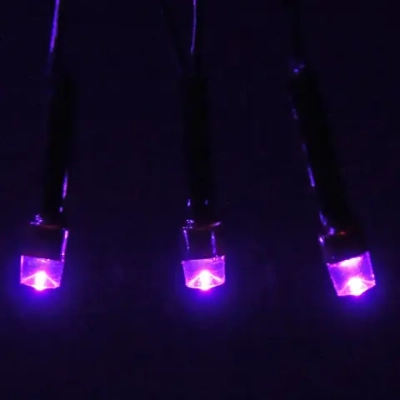 Гирлянда для дома 7,5м 80 ламп LED зелёный пров.,8 реж, IP-20, Фиолетовый