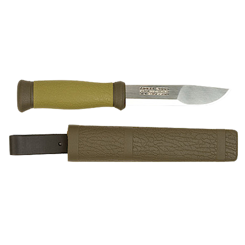 Нож MoraKNIV 10629 (1-2000 SB) универс.2000 в пласт.ножнах дл.лез.115мм Green