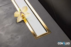 Душевой лоток Pestan Confluo Premium Line 750 White Glass Gold