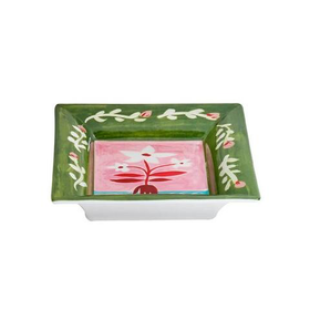 Блюдо прямоугольное Fiori bianchi 20,5x17 см, Con Amore
