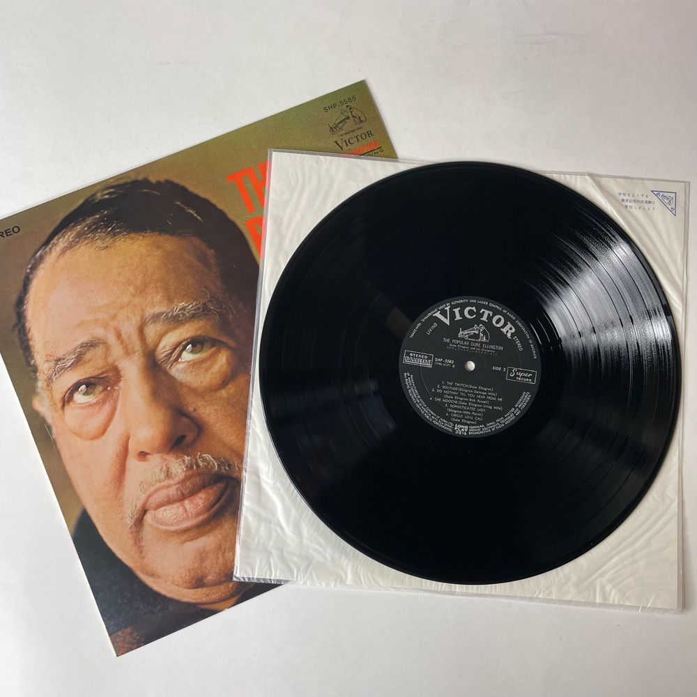 Винтажная виниловая пластинка LP Дюк Эллингтон, Duke Ellington And His Orchestra, The Popular Duke Ellington (Япония 1966) (Без Оби)