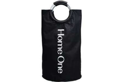 Корзина для белья Home One, 72х35, полиэстер, черный