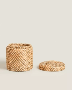 ZARA HOME ДЕТСКАЯ КОРЗИНА, СВЕТЛО-БЕЖЕВЫЙ