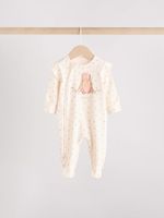 Комбинезон / Cлип для малышей Next AW2-294, 3 шт., Розовый, Молочный