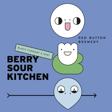 Пиво Рэд Баттон Берри Саур Китчен Блэк Каррент Минт / Red Button Berry Sour Kitchen Black Currant, Mint 20л - кег