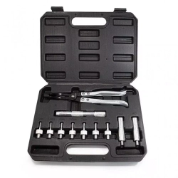 Набор инструментов для обслуживания клапанов ДВС 11пр., (направляющие - 5, 5.5, 6, 6.5, 7, 8мм, 3/8''), в кейсе Forsage F-911G2