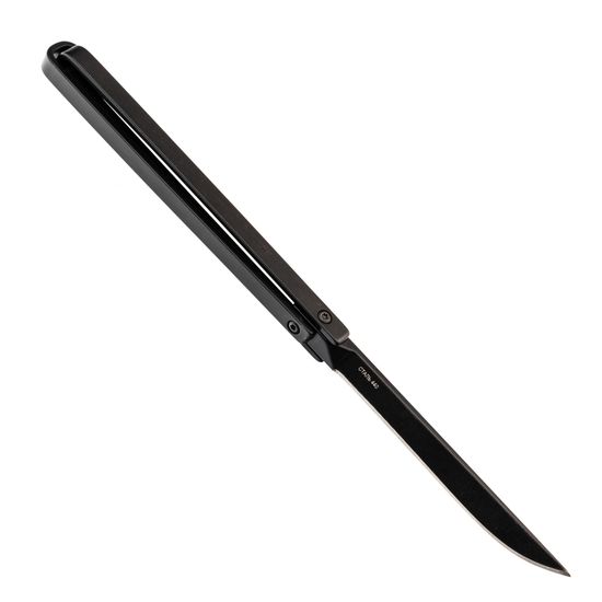 Складной нож НОКС СКАТ-М (Black) 314-740001 c клинком из стали 440, рукоять Stainless Steel