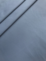 Коттон брючный, голубой twill satin, хлопок с эластаном