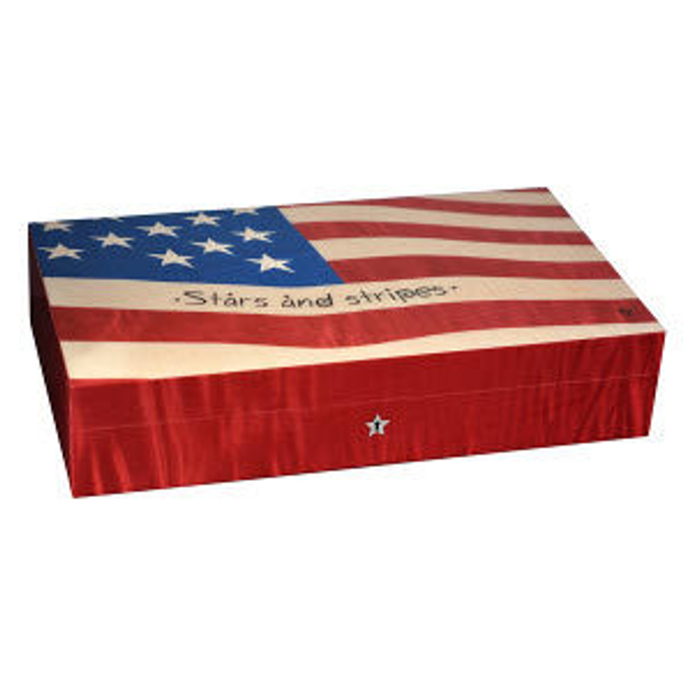Хьюмидор Elie Bleu "Stars and Stripes" (Flag model) dyed