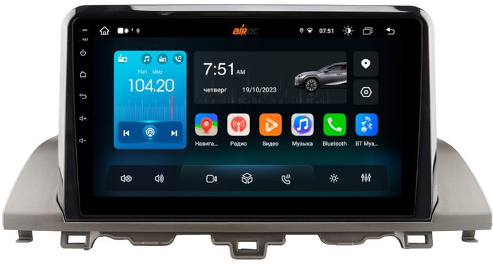 Магнитола для Honda Accord 10 2017-2021 - Airok RX-1928 Android 13, Быстрая, SIM-слот