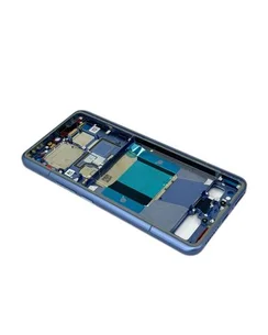 Рамка (средняя часть корпуса) для Xiaomi Mi 14 Ultra Синяя (Blue)